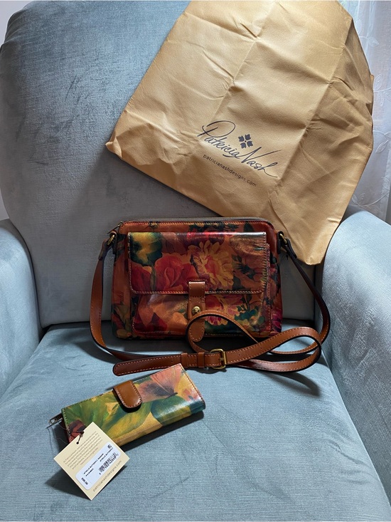 Patricia Nash Handbags - Patricia Nash NWT Avellino  Leather Crossbody & Nazari Wallet Set Spring Multi
